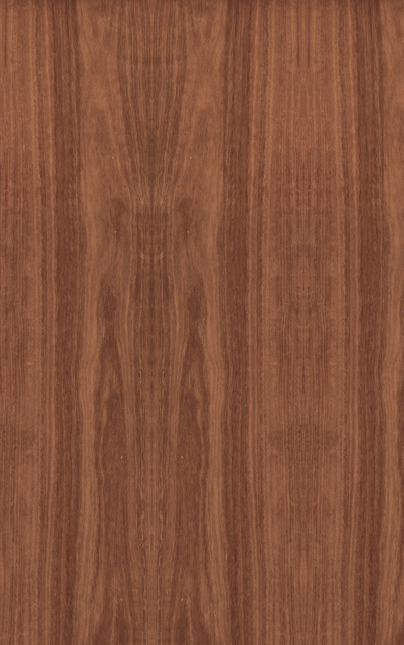 Jarrah Veneer Crown Cut on Black MDF