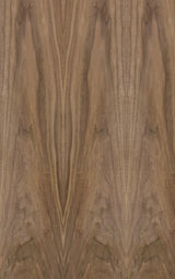 American Walnut Veneer Crown Cut on Black MDF