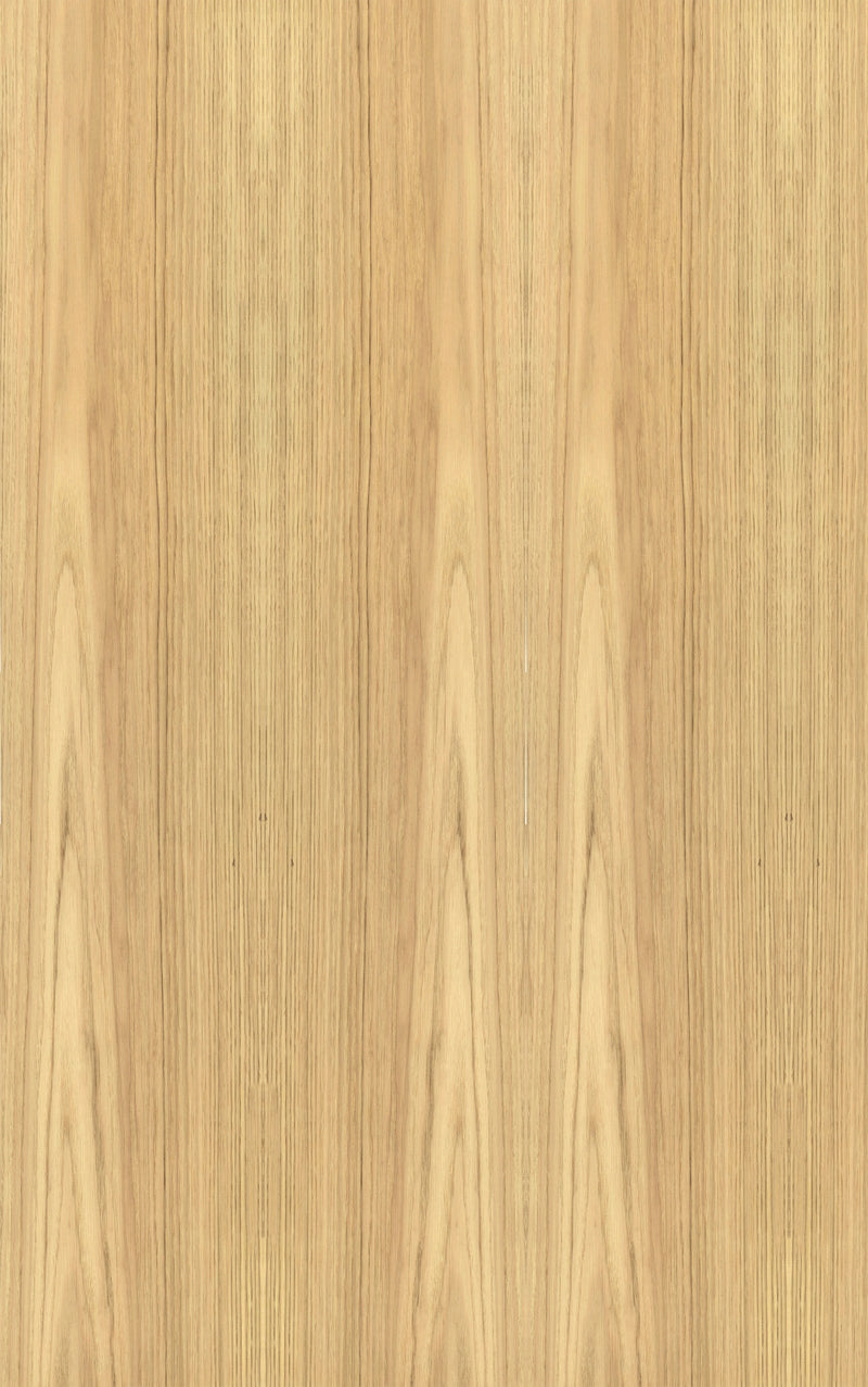 American Oak Veneer Crown Cut on Black Moisture Resistant MDF