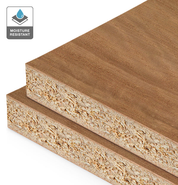 Brushbox Veneer Quarter Cut on HMR Moisture Resistant Particleboard