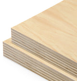 Clear Pine Veneer Crown Cut on Plywood