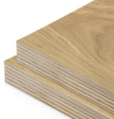 European Oak Veneer Crown Cut on Plywood