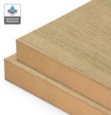 European Oak Veneer Quarter Cut on Moisture Resistant MDF