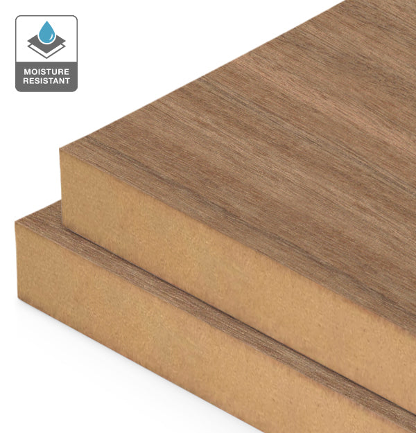 Ironbark Veneer Quarter Cut on Moisture Resistant MDF