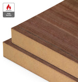 Red Gum Veneer Quarter Cut on Fire Rated MDF