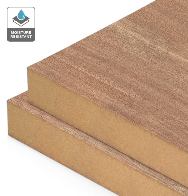 Sliced Pacific Maple Veneer Quarter Cut on Moisture Resistant MDF