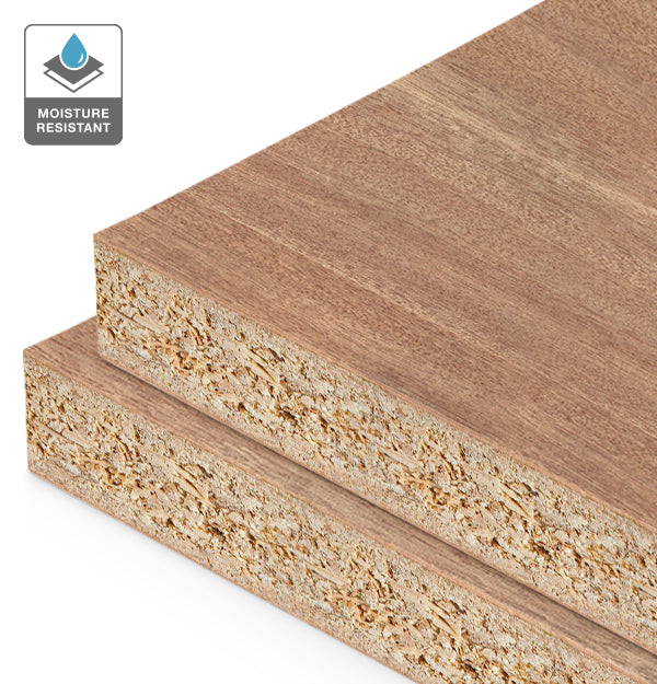 Sliced Pacific Maple Veneer Quarter Cut on HMR Moisture Resistant Particleboard