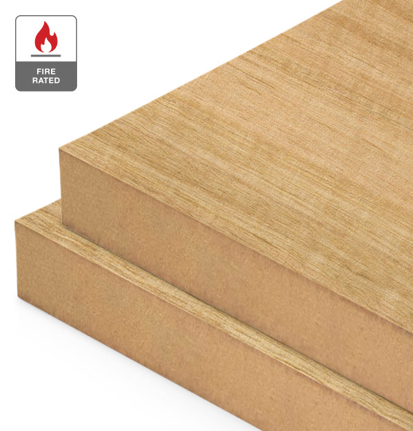 Tasmanian Oak Veneer Quarter Cut on Fire Rated MDF