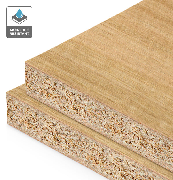 Tasmanian Oak Veneer Quarter Cut on HMR Moisture Resistant Particleboard