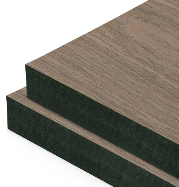 Arezzo Chestnut Reconstituted Veneer on Black MDF