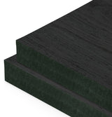 Black Gold Reconstituted Veneer on Black MDF