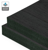 Black Gold Reconstituted Veneer on Black Moisture Resistant MDF