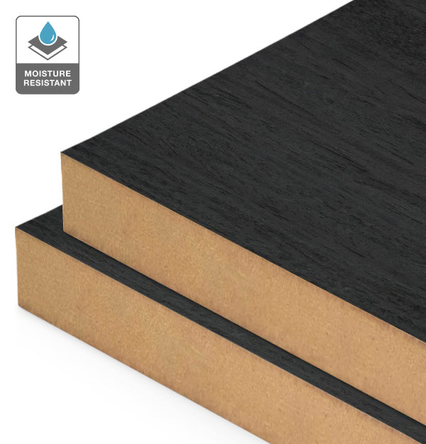 Black Gold Reconstituted Veneer on Moisture Resistant MDF