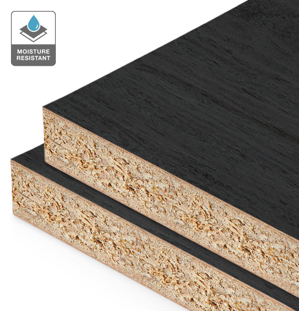 Black Gold Reconstituted Veneer on HMR Moisture Resistant Particleboard