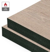 Bouchon Reconstituted Veneer on Fire Rated Black MDF