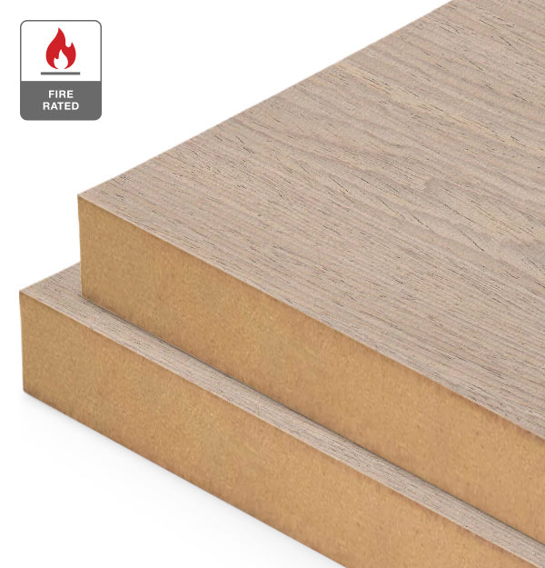 Bouchon Reconstituted Veneer on Fire Rated MDF