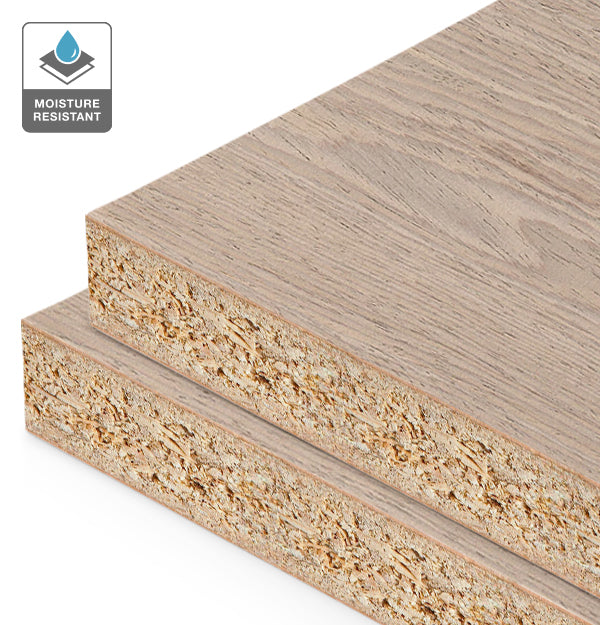 Bouchon Reconstituted Veneer on HMR Moisture Resistant Particleboard