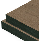 Corsican Walnut Reconstituted Veneer on Black MDF