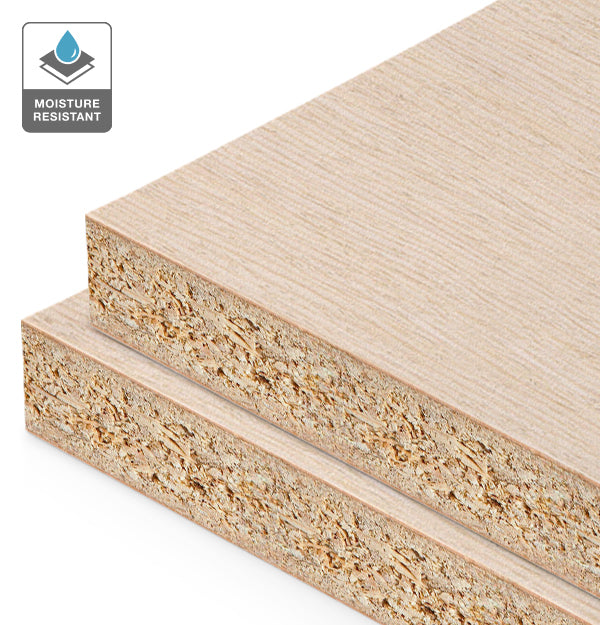 Crema Reconstituted Veneer on HMR Moisture Resistant Particleboard