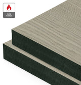 Dovetail Reconstituted Veneer on Fire Rated Black MDF