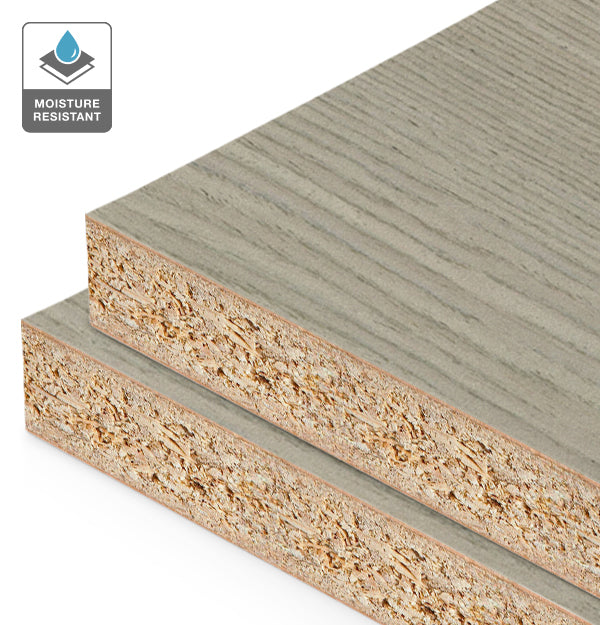 Dovetail Reconstituted Veneer on HMR Moisture Resistant Particleboard