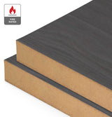 Ebon Reconstituted Veneer on Fire Rated MDF