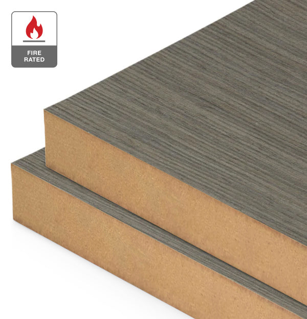 Greystane Reconstituted Veneer on Fire Rated MDF