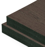 Intense Cocoa Reconstituted Veneer on Black MDF