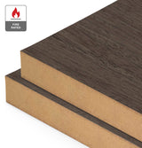 Intense Cocoa Reconstituted Veneer on Fire Rated MDF