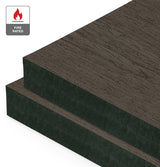 Luca Reconstituted Veneer on Fire Rated Black MDF