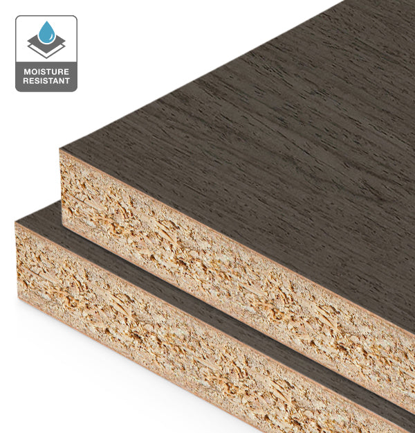 Luca Reconstituted Veneer on HMR Moisture Resistant Particleboard