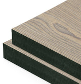 Shellgrit Reconstituted Veneer on Black MDF