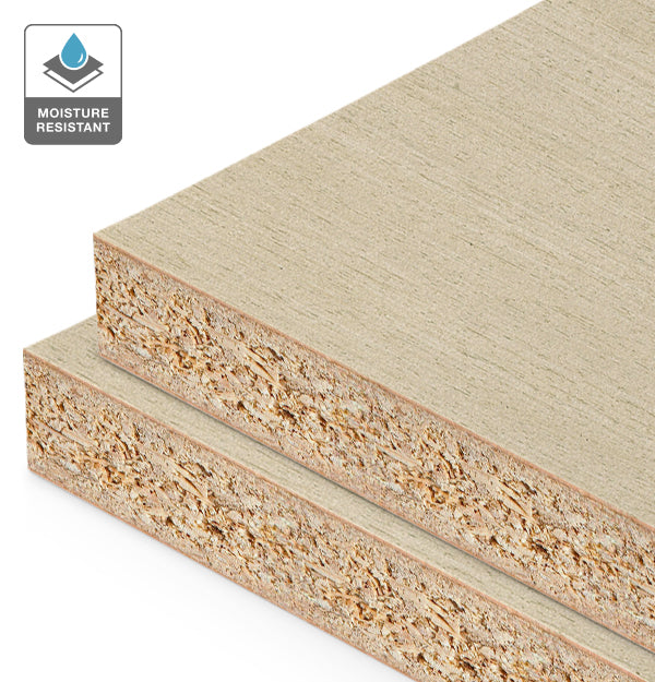 White Pepper Reconstituted Veneer on HMR Moisture Resistant Particleboard