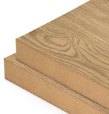 American Oak Veneer Wire Brushed Crown Cut on MDF