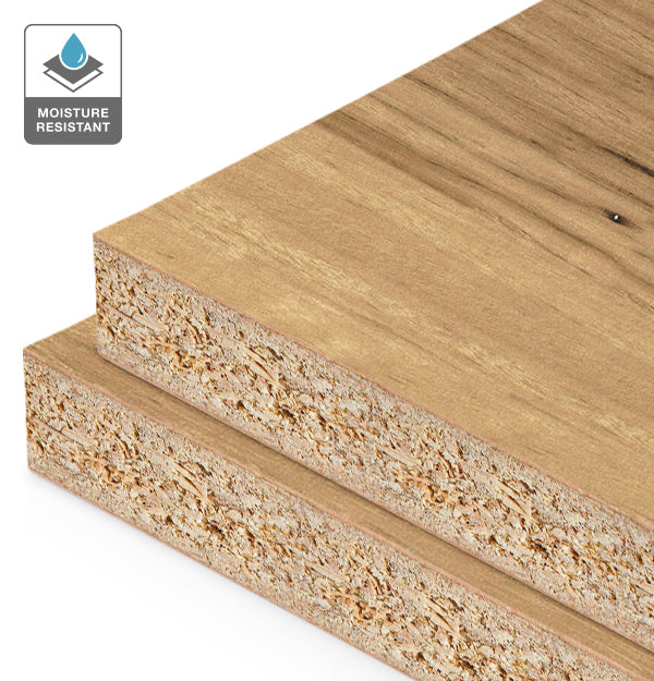 Blackbutt Veneer Natural Feature Grade on HMR Moisture Resistant Particleboard