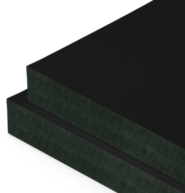 Black Liner Laminate on Black MDF