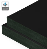 Black Liner Laminate on Black Moisture Resistant MDF