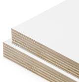 White Liner Laminate on Plywood