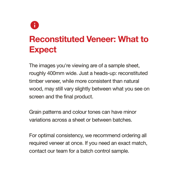 White Pepper Reconstituted Veneer Sample