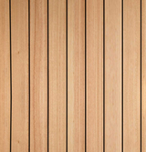 Touchwood Tasmanian Oak Veneer VJ Panelling on Black MDF