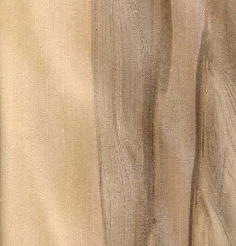 Red Heart Eucalyptus Veneer Natural Grade on Black MDF