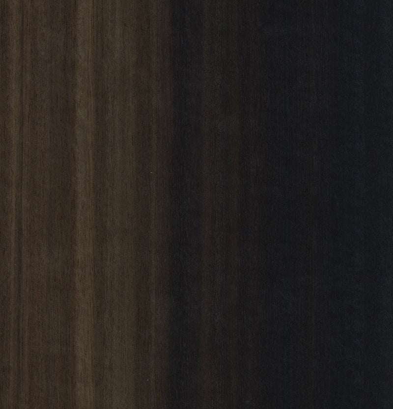 Smoked Eucalyptus Veneer Quarter Cut on Black Moisture Resistant MDF