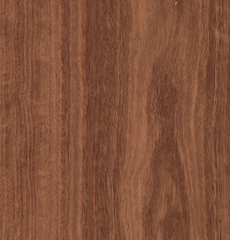 Jarrah Veneer Crown Cut on Black MDF